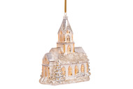 Huras Family Silver and Gold Adorable Chapel Ornament  Available for Pre-Order