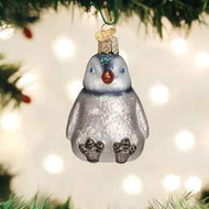 Old World Sitting Penguin Chick Ornament Arriving late Summer