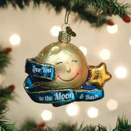 Old World Love You To The Moon & Back Ornament Arriving Late Summer
