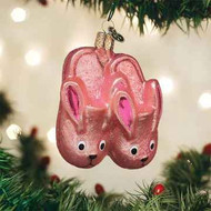 Old World Bunny Slippers Ornament Arriving Late Summer