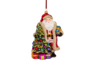 Huras Family Santa Looks Best By The Tree Ornament  Available for Pre-Order