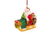 Huras Family Santa's Sleigh Looks Cozy Ornament  Available for Pre-Order
