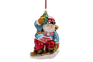 Huras Family Snowboarding Santa Ornament  Available for Pre-Order