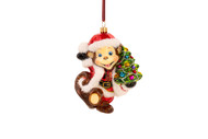 Huras Family Little Monkey With Tree Ornament  Available for Pre-Order