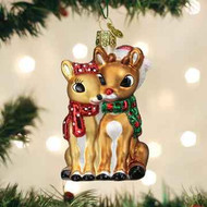 Old World Rudolph And Clarice Ornament Arriving Late Summer