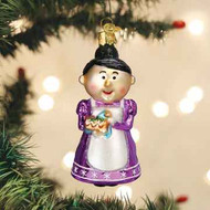Old World Cheery Mrs. Claus Ornament Arriving Late Summer