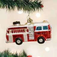 Old World Fire Truck Ornament Arriving Late Summer