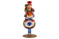 Huras Family Dapper Snowman Tree Top Ornament Available for Pre-Order