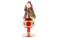 Huras Family Holly Berry Santa Tree Top Ornament Available for Pre-Order