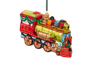 Huras Family Locomotive Train Ornament