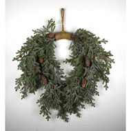 Natural Balsam Cone Wreath