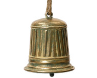 Moss Green and Gold Hanging Bell