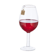 5.5" Red Wine Wishes Ornament EC