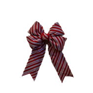 Candy Cane Stripe Outdoor Bow 18"