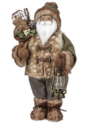 Forest Santa with Lantern 20"