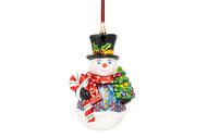 Huras Family Cheerful Snowman from Candy Cane Lane Ornament
