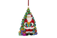 Huras Family Best Wishes from Santa Ornament