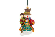 Huras Family 24K Gold Stylish Snowman Ornament