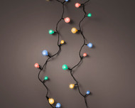LED Multi Cherry 120 Count Light Set 30 ft. with Black Wire