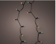 LED Battery Operated Multi Color 11.5' Light Set With Black Wire