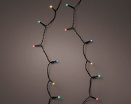 LED Durawise Multi Battery Operated 192 Count Light Set with 47 ft Black Wire