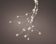 LED Warm White 8' Micro Tree Bunch Light Set With Silver Wire (Ships Oct.)