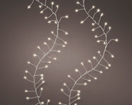 Micro LED Warm White 960 Lights 39.4 ft. Compact Light Set with Silver Wire