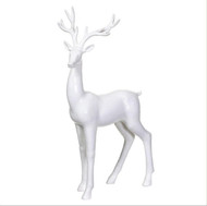 Glittered Reindeer White 22"