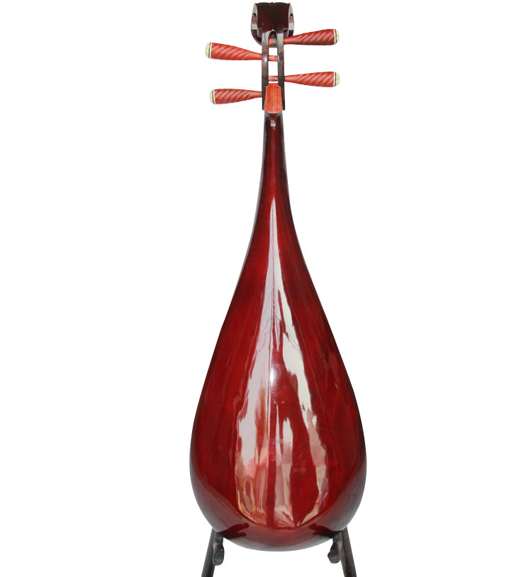 Quality Rosy Sandalwood Chinese Pipa Instrument Chinese Lute With Accessories
