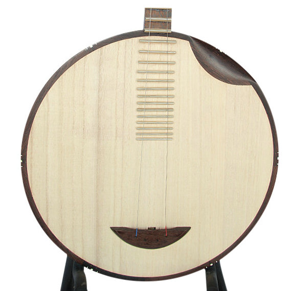Professional Burmese Sandalwood Yueqin Chinese Moon Guitar