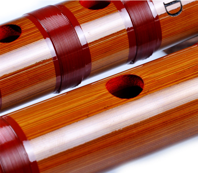 Professional Level Chinese Bitter Bamboo Flute Dizi Instrument with Accessories