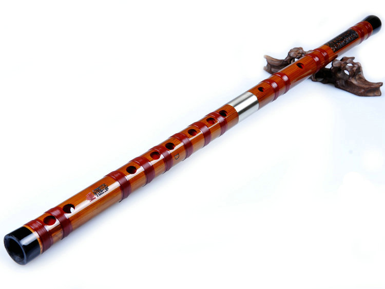 Professional Level Chinese Bitter Bamboo Flute Dizi Instrument with Accessories