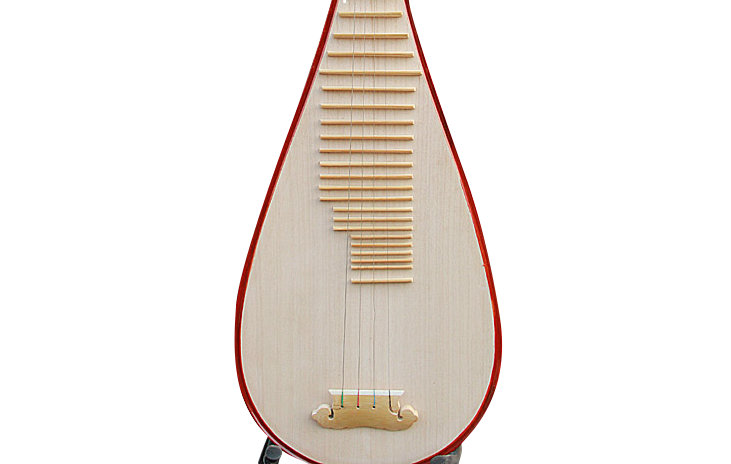 Professional Level Rosy Sandalwood Pipa Instrument Chinese Lute With Accessories