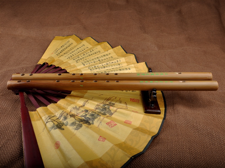 Beginner Level Travel Size Bamboo Flute Dizi Instrument One Section