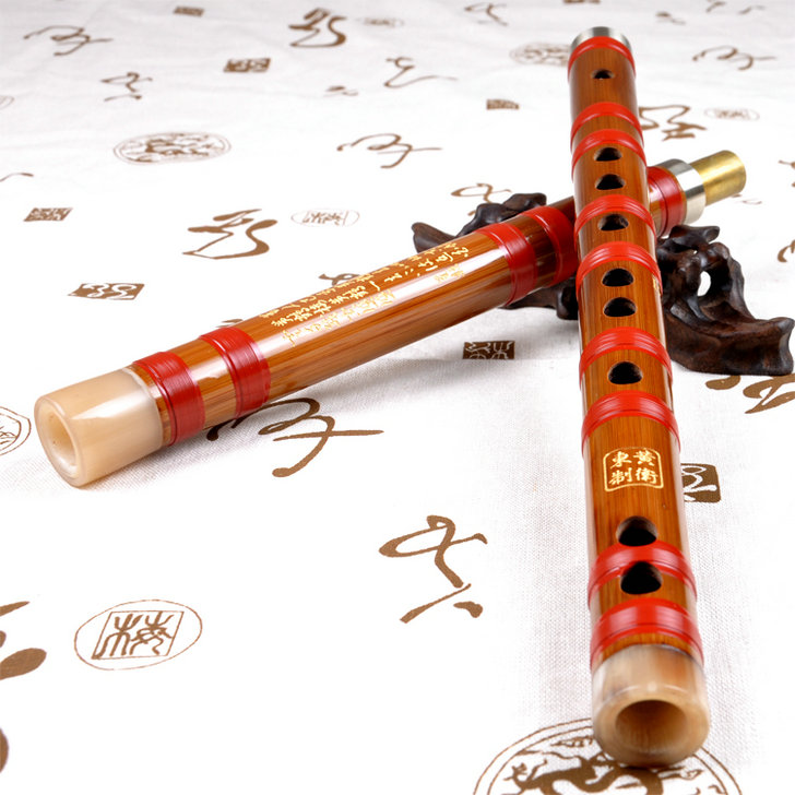 Professional Level Bitter Bamboo Flute Chinese Dizi Instrument with Accessories