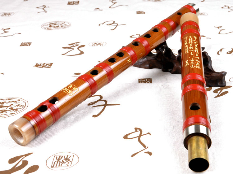Professional Level Bitter Bamboo Flute Chinese Dizi Instrument with Accessories