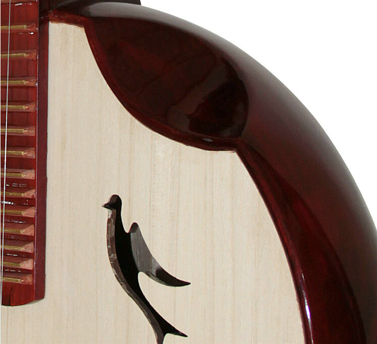 Professional Rosy Sandalwood Zhongruan Instrument Chinese Moon Guitar Ruan