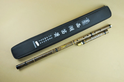Quality Purple Bamboo Flute Xiao Instrument Chinese Shakuhachi 2 Sections
