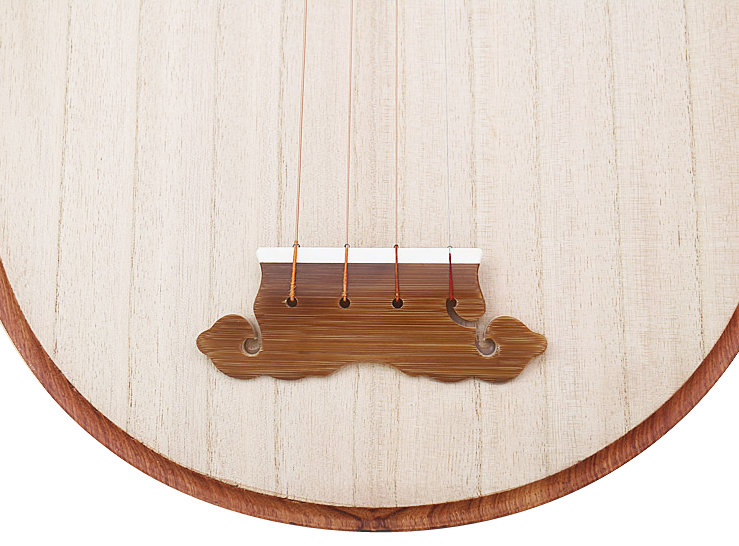 Premium Quality Rosy Sandalwood Pipa Instrument Chinese Lute With Accessories