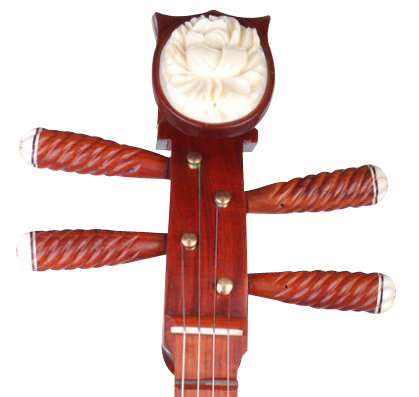 Concert Grade Rosy Sandalwood Zhongruan Instrument Chinese Moon Guitar Ruan