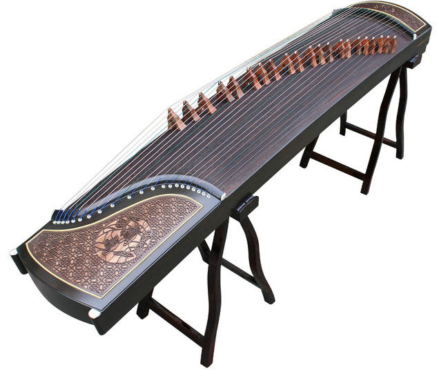 Buy Professional Level Black Sandalwood Guzheng Instrument Chinese Zither