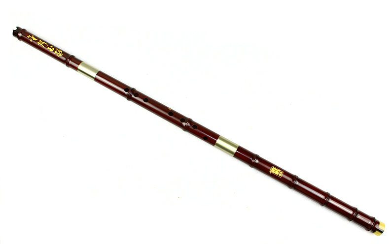 Concert Grade Rosy Sandalwood Flute Xiao Instrument Chinese Shakuhachi 3 Sections