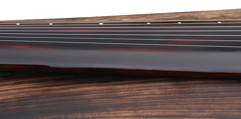 Professional Aged Fir Wood Guqin Instrument Chinese 7 String Zither Zhong Ni Style