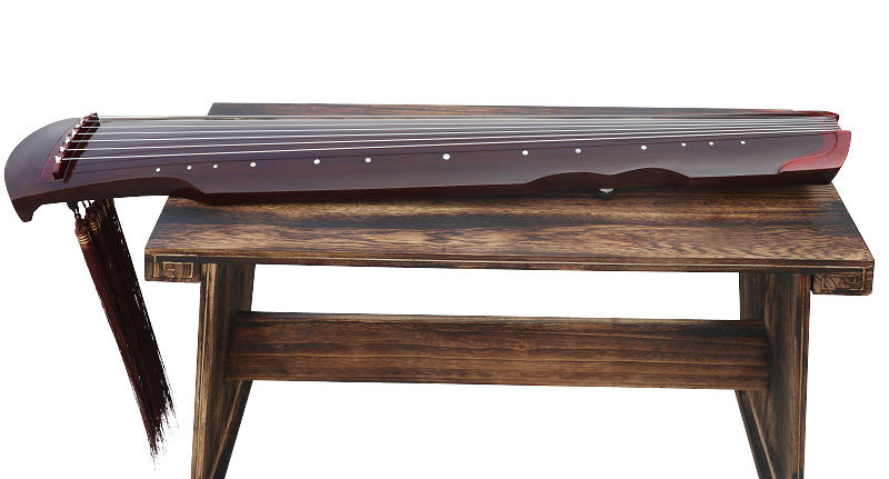 Exquisite Paulownia Wood Guqin Zither Chinese 7 String Instrument Fu Xi Style