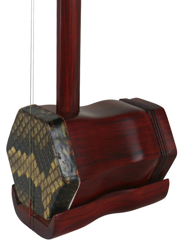 Professional Fine African Purple Sandalwood Erhu Instrument Chinese Violin With Accessories