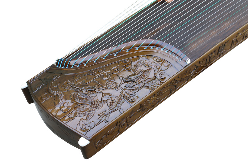 Buy Concert Grade Carved Aged Nanmu Guzheng Chinese Zither Harp