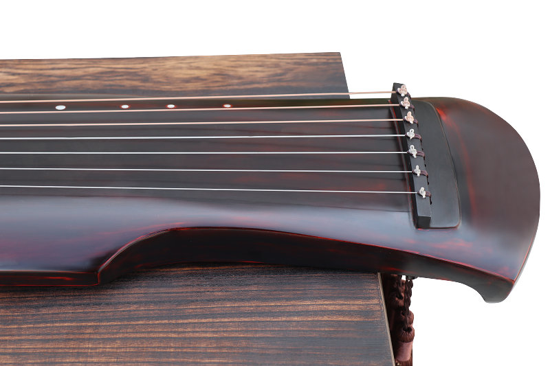 Professional Aged Fir Wood Guqin Instrument Chinese 7 String Zither Fu Xi Style