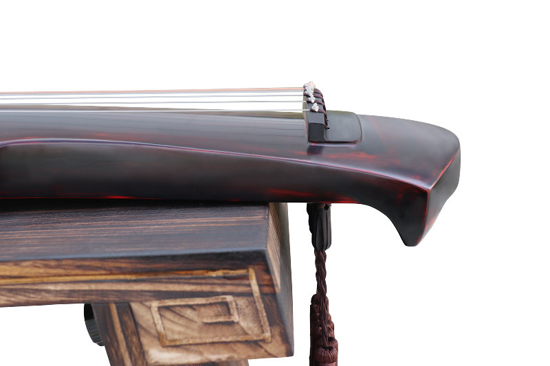 Professional Aged Fir Wood Guqin Instrument Chinese 7 String Zither Fu Xi Style