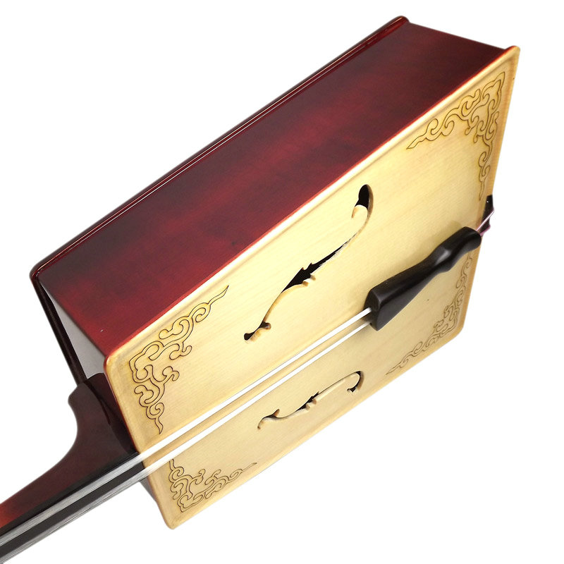 Professional Black Sandalwood Dragon & Horse Head Morin Khuur Chinese Inner Mongolian Instrument