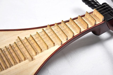 Professional Rosy Sandalwood Liuqin Instrument Chinese Mandolin With Case